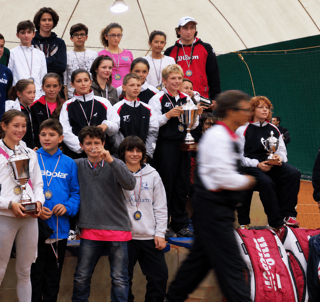 Giovani campioni partecipanti al Trofeo Francesca Morini